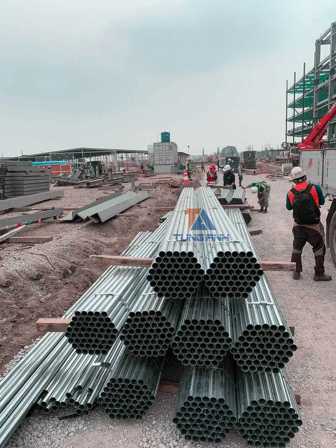 giáo tuýp xây dựng mạ kẽm