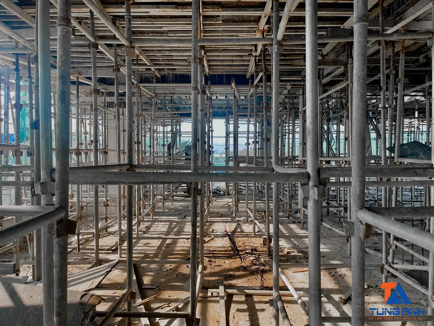 Cho thuê hệ giàn giáo nêm mạ kẽm tại Hưng Yên 2