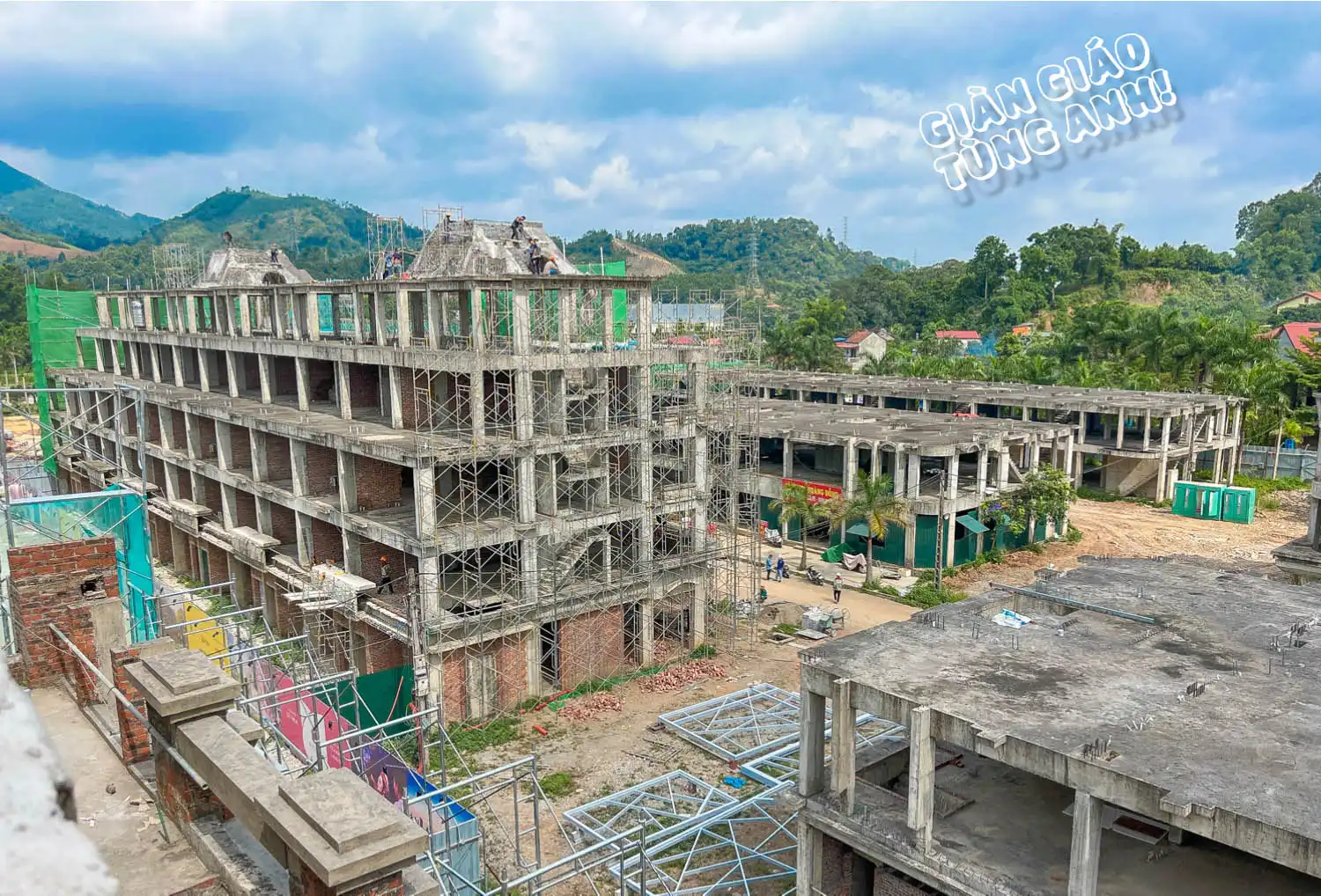 giàn giáo xây dựng tại Mailand Hoàng Đồng, Lạng Sơn 3