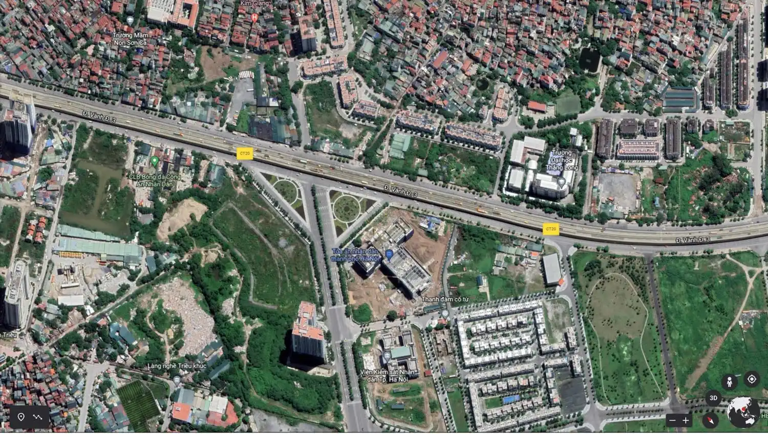 Vị trí TAND TP HÀ NỘI